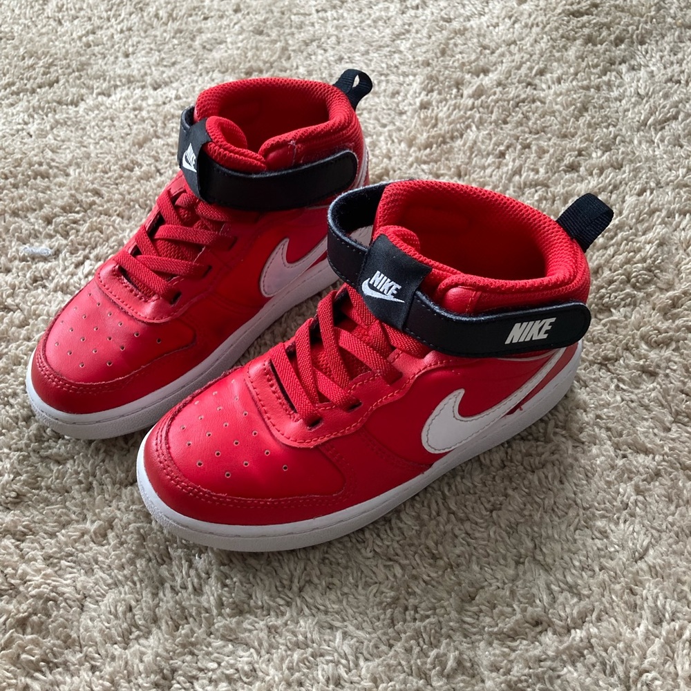 Red, Nike Courts, Kids Size10